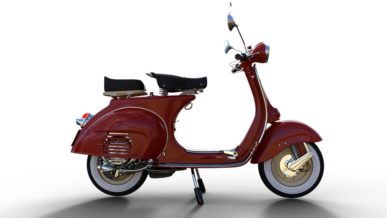 vespa, scooter, moped