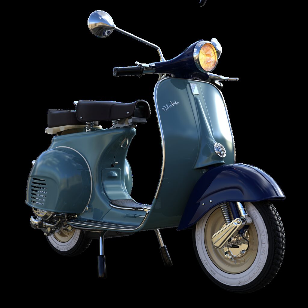 vespa, scooter, moped